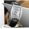 Daystar Unisex Stainless Steel Leather Watch - Image 2