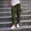 Women's Casual Pants With Pockets Elastic High Waist Harem Trousers Fashion Streetwear Clothing - Image 4