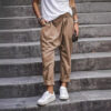 Women's Casual Pants With Pockets Elastic High Waist Harem Trousers Fashion Streetwear Clothing - Image 6